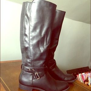 Long black boots - Merona