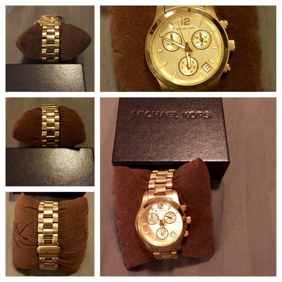 Reduced!!! Ladies Gold Michael Kors Watch - Picture 1 of 1