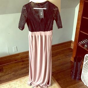 Long dress - bandage patchwork