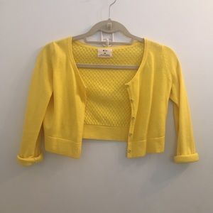 Urban Outfitters Yellow Cardigan