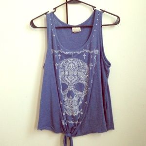 Jewled Skull Tank