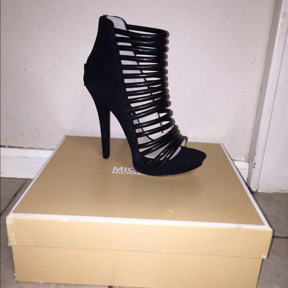 Michael Kors Shoes - Michael KORS black open toe heel. Size 6.5, 7, 7.5