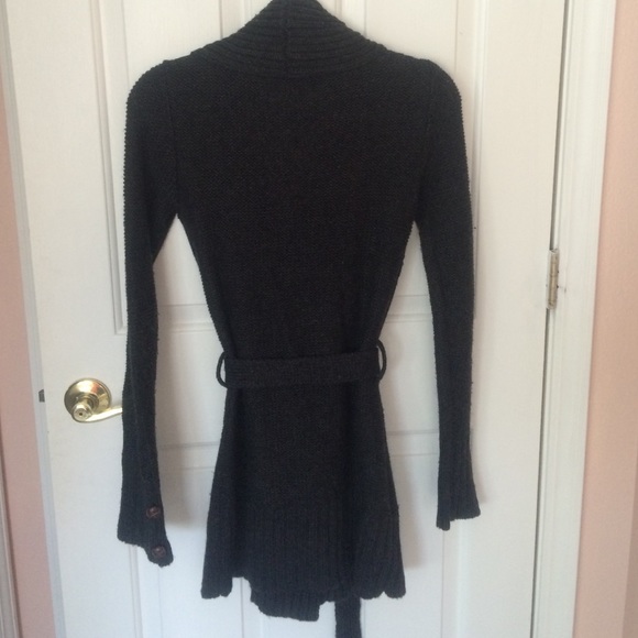 4 for $10 item Long Gray Sweater-Juniors - Picture 2 of 2