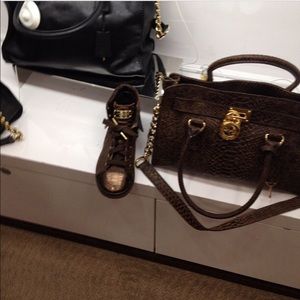 Michael Kors purse and shoes