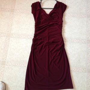 American living maroon elegant dress