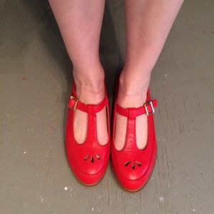Red Mary Jane topshop shoes!