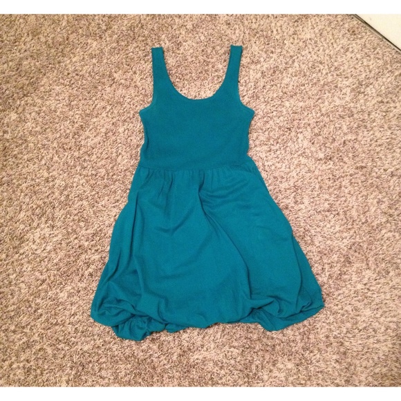 Blue Puffy Dress