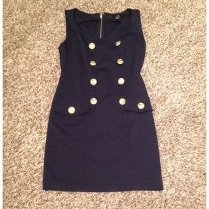 Navy Blue Dress