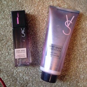 Victoria secret lotion and perfume.