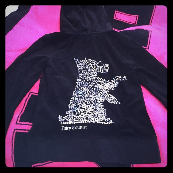 Sequin velour juicy couture zip up & velour vs