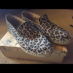 Free People Leopard Espadrilles