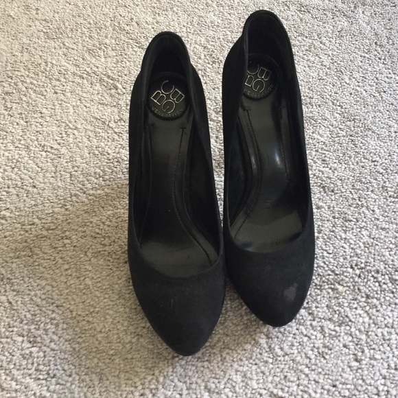 BCBG black pumps