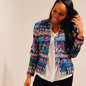 Vintage Adrianna Papell Silk Jacket