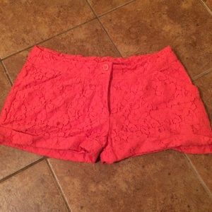 Lace shorts