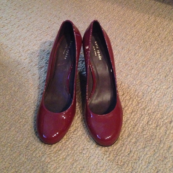 Kate Spade Kiki Patent Leather Wedges