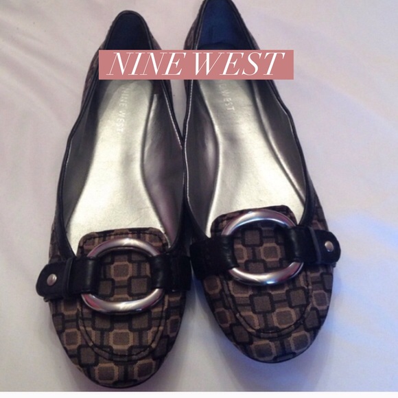 Nine West Pattern Flats (Browns) worn once