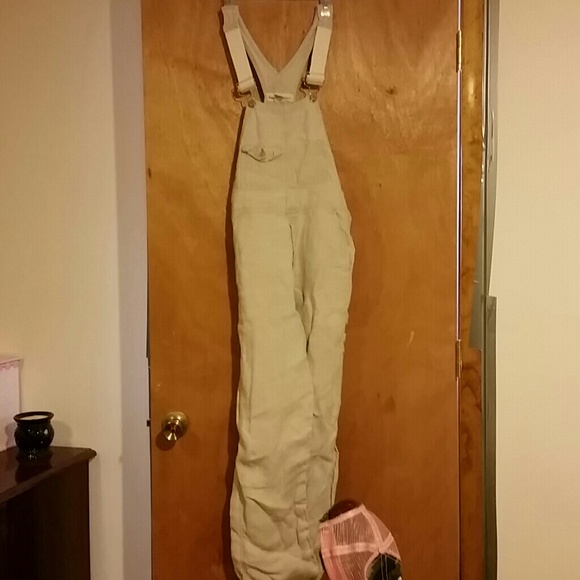Banana republic linen overalls
