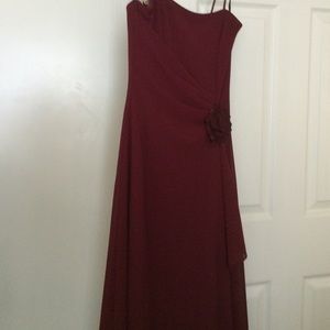 Floor length evening dress