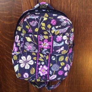 Purple Vera Bradley small backpack