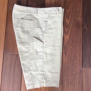Theory Linen Cargo Shorts size 6