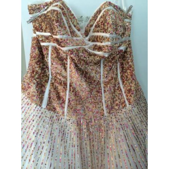 Plus size David's Bridal PROM DRESS - Picture 2 of 4