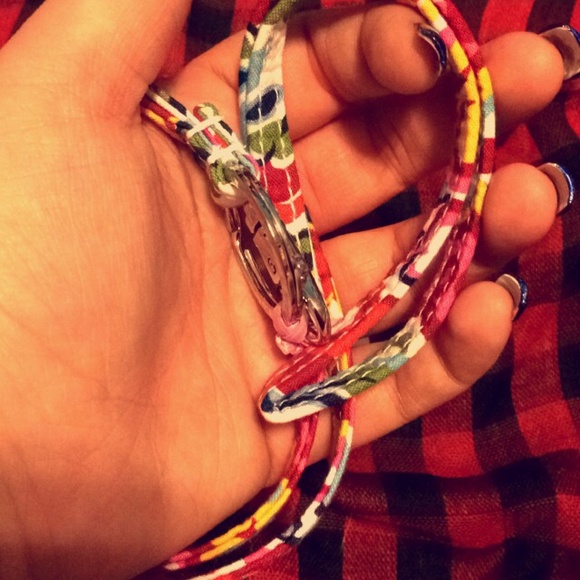 Vera Bradley hope garden lanyard