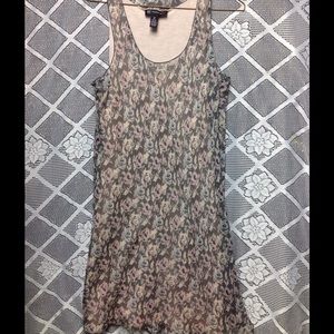Pink/Grey Summer Dress-NWOT-$10.00
