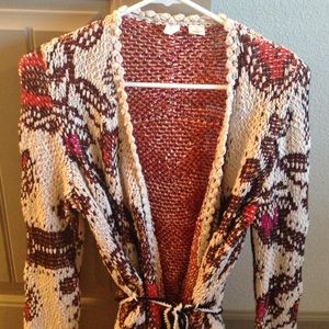 Anthropologie Pom Pom moth sweater
