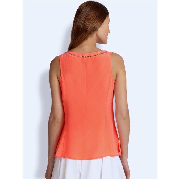 Nanette Lepore Perforated Trim Tiki Blouse - Picture 3 of 3