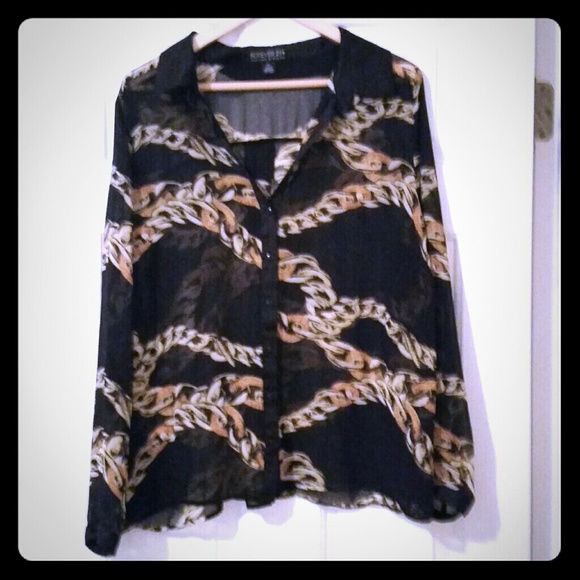 Chain link blouse