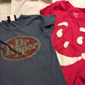 Beverage tee bundle: Dr. Pepper and Kool-aid