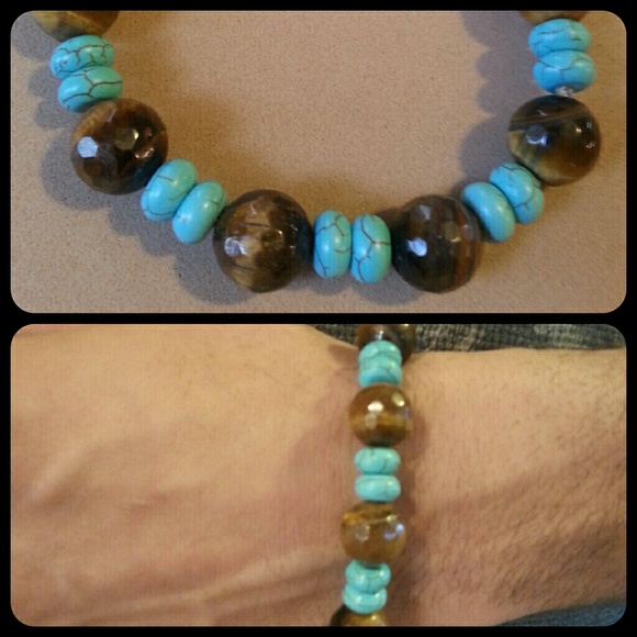 Earth Tones Mens Bracelet