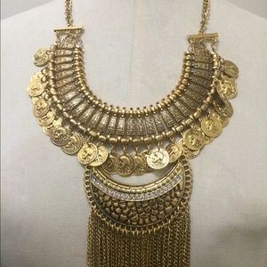 Gypsy inspired  statement necklace