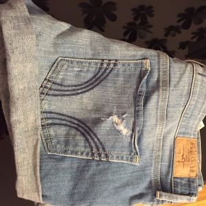 Hollister jean shorts