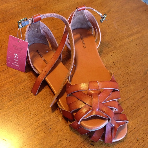 NWT- Brown Sandals