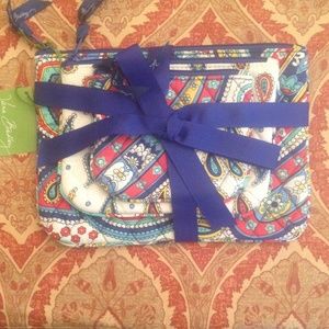 NWT Vera Bradley cosmetic bag trio Marina Paisley