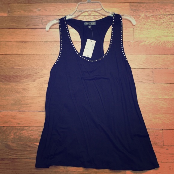 BRAND NEW Black Flowy Tank Top