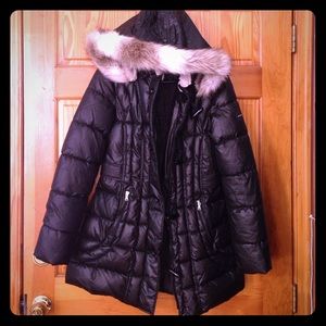 Halifax Faux Fur Trimmed Quilted Puffer Coat