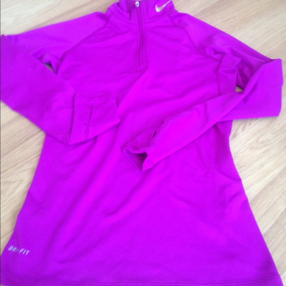Purple gym fleece lined  pullover