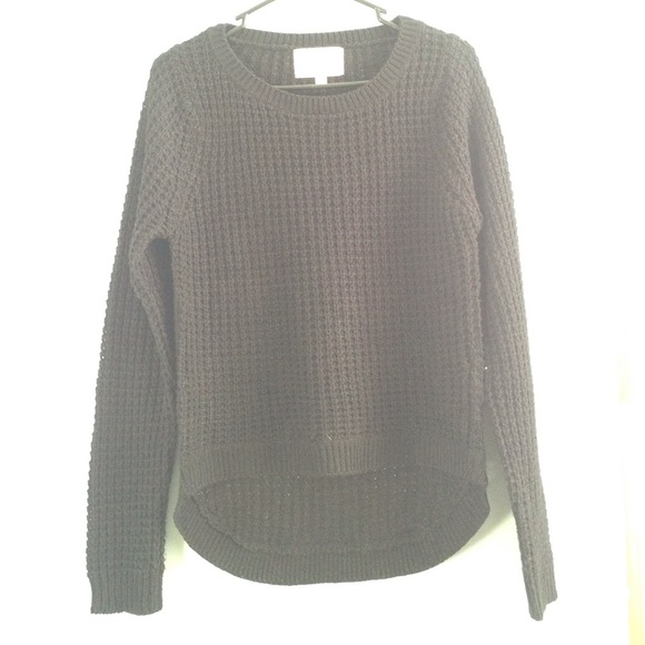 Wide knit sweater