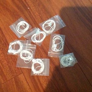 Brand new Silver plated chain 8 Pcs