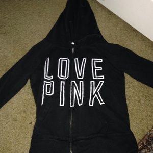 Black LOVE PINK Hoodie