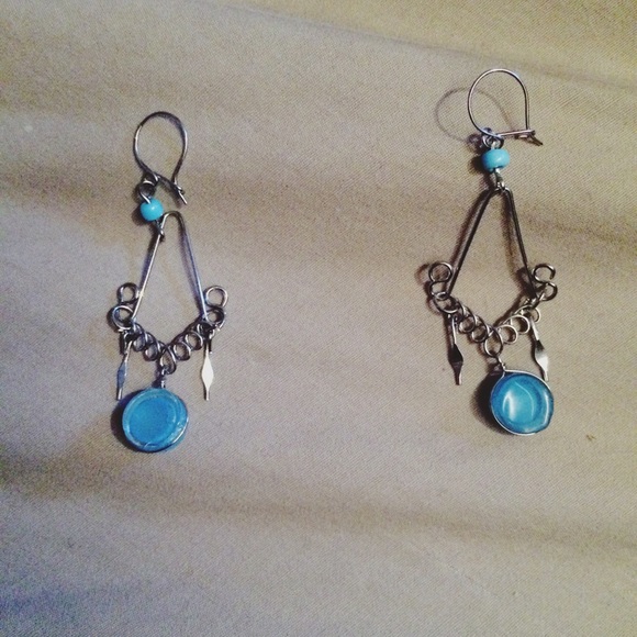 Free People INSPIRED Blue Earrings