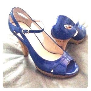 Perfect for Spring! Like new, blue high heels.