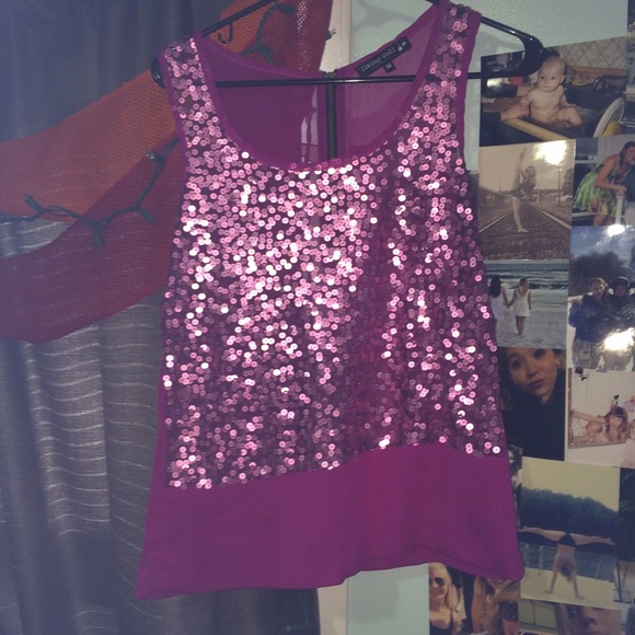 Purple sequence top