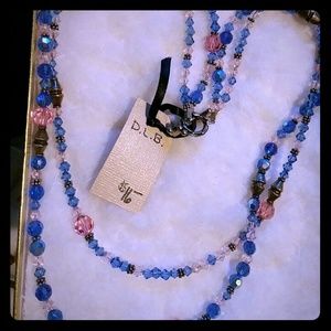 Double stranded  necklace