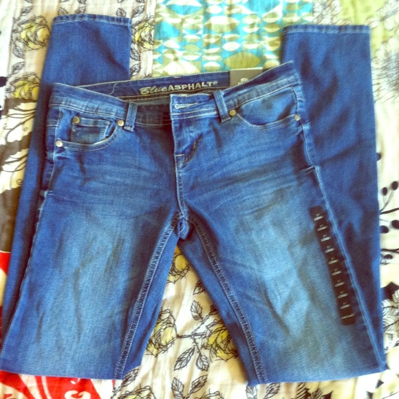 Long length "Second Skin" Skinny jeans