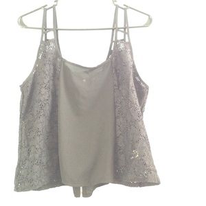 Lacey cropped top