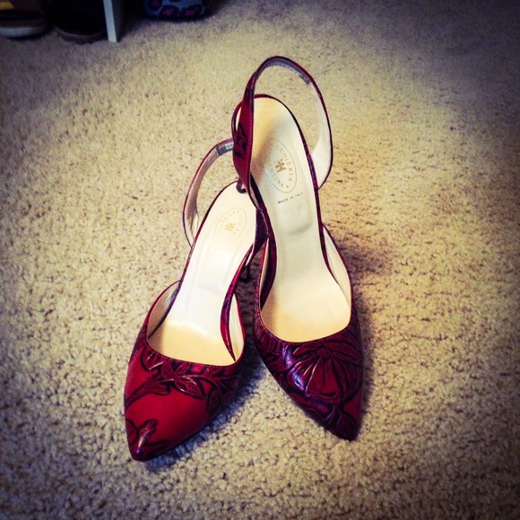 Cuoieria Fiorentina Shoes - SOLD Red Italian Leather Heels