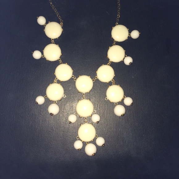 White bubbly necklace